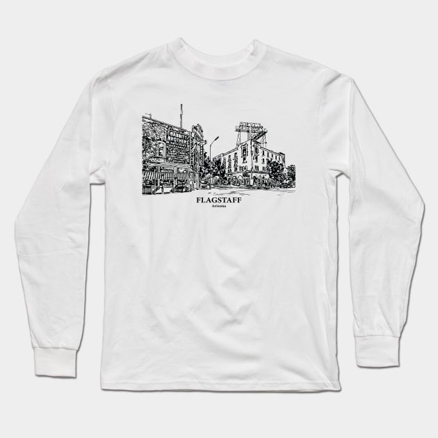 Flagstaff - Arizona Long Sleeve T-Shirt by Lakeric